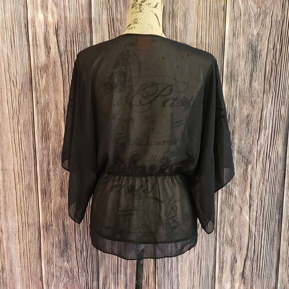 Tory Burch Flowy Sheer Top - Picture 9 of 11